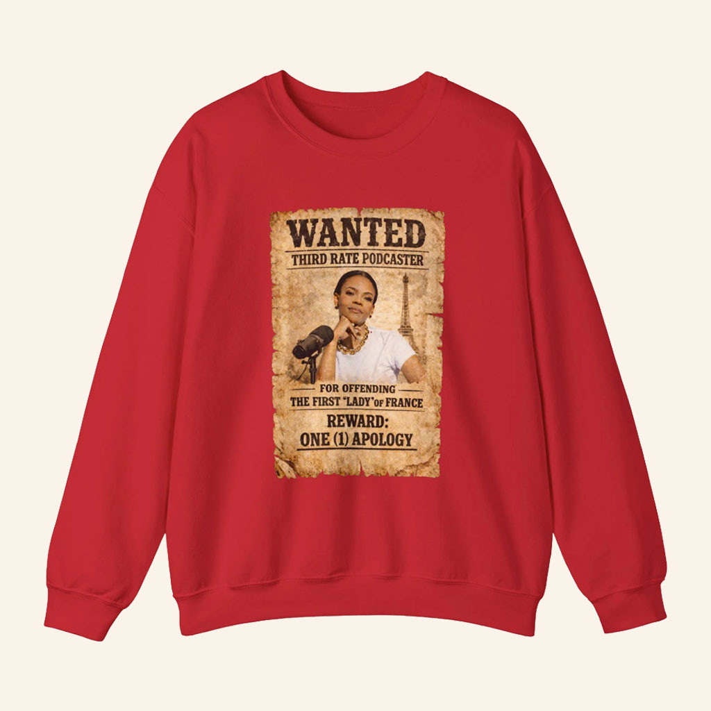 Candace Owens Merch 2026 Wanted Crewneck Candace Owens Sweatshirt Podcast Fan Gifts - Petshi