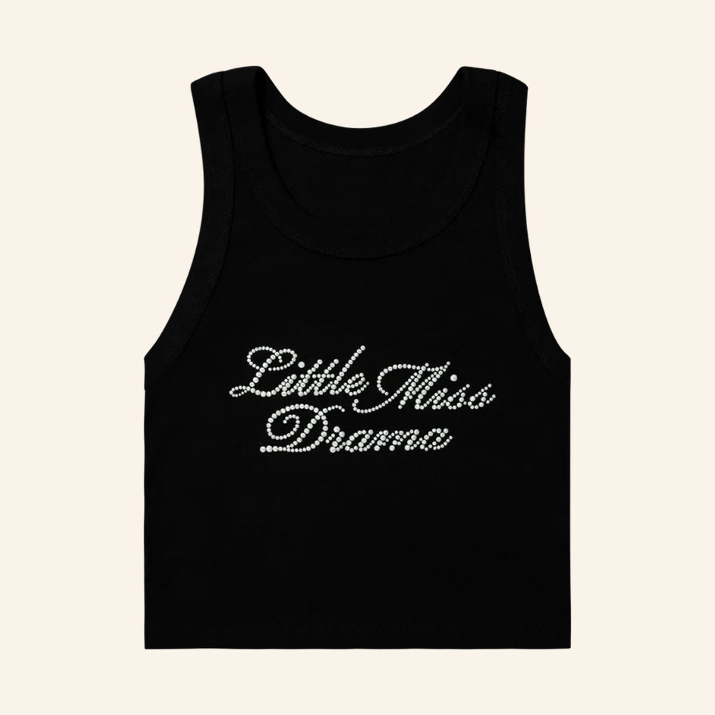 Cardi B Merch 2026 Little Miss Drama Tank Top Black Gift Ideas For Rap Lovers - Petshi