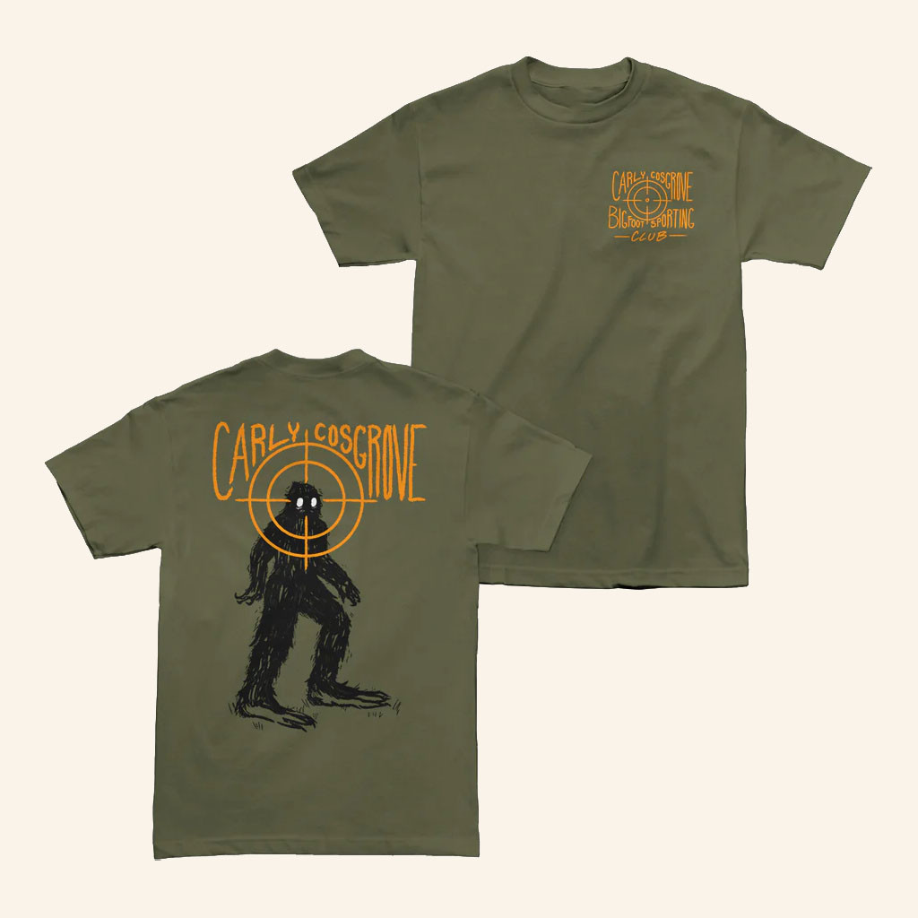 Carly Cosgrove Merch 2026 Bigfoot Sporting Club T-Shirt Carly Cosgrove Shirt Band Fan Gifts - Petshi