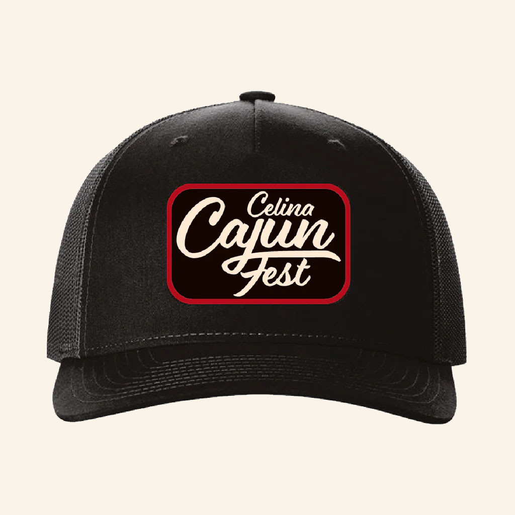 Celina Texas Merch 2026 Celina Cajun Fest Black Trucker Hat Gifts Ideas For Brother - Petshi