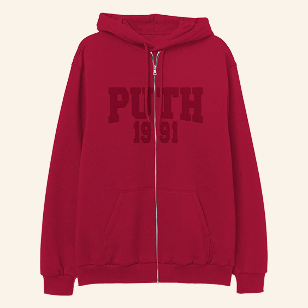 Charlie Puth Merch 2026 Puth 1991 Zip Hoodie Charlie Puth Tour Merch Gifts For Music Lovers - Petshi
