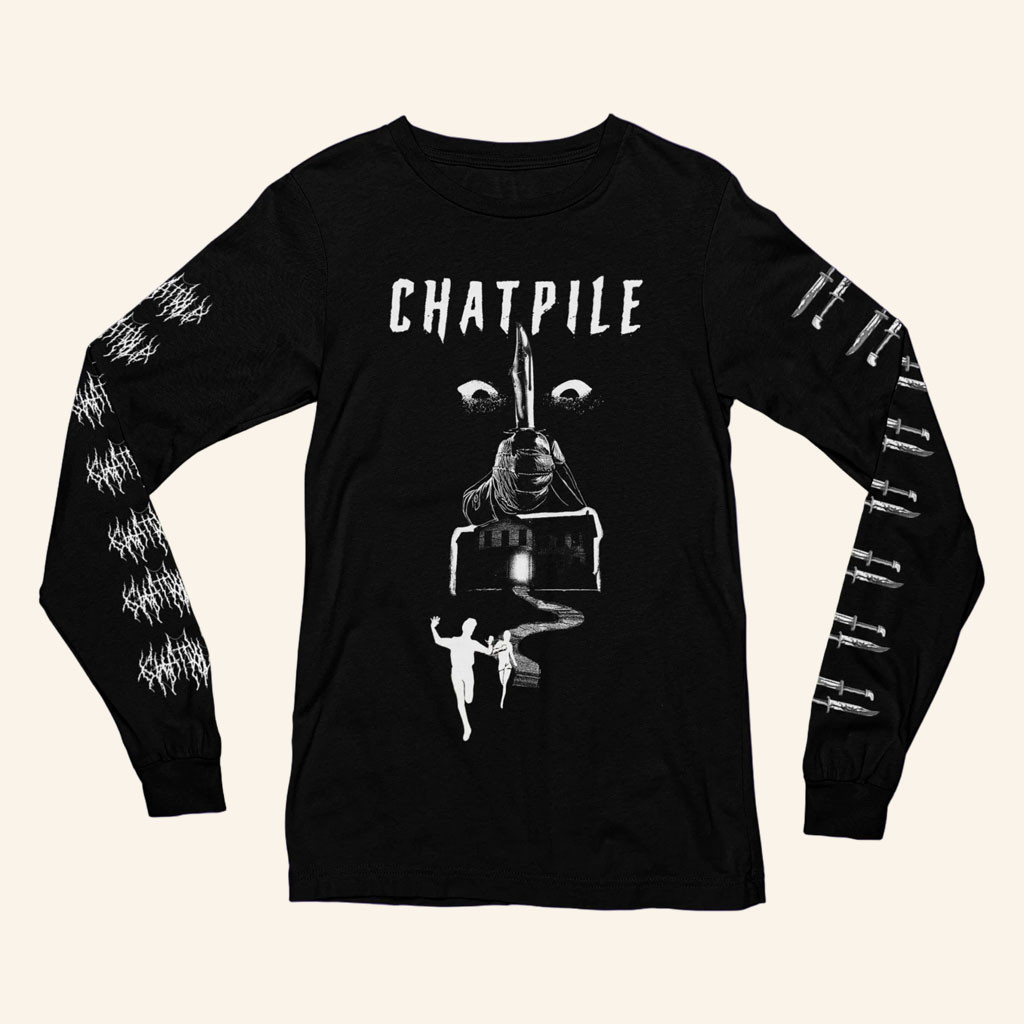 Chat Pile Merch 2026 Chat Pile Knife Long Sleeve Shirt Presents For Rock Lovers - Petshi