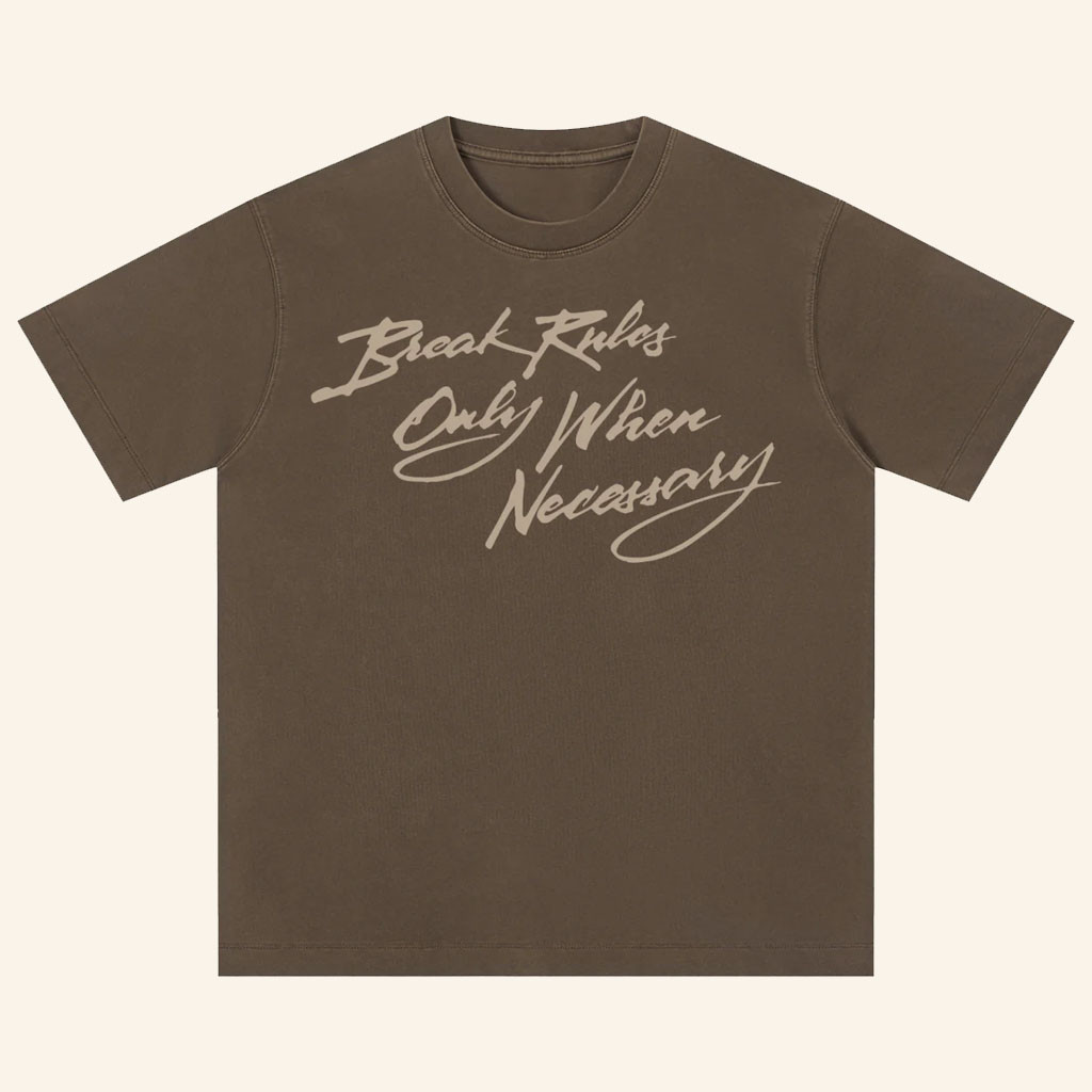 Chris Brown Merch 2026 Break Rules Script T-Shirt Chris Brown Shirt Gifts For Rapper Fans - Petshi
