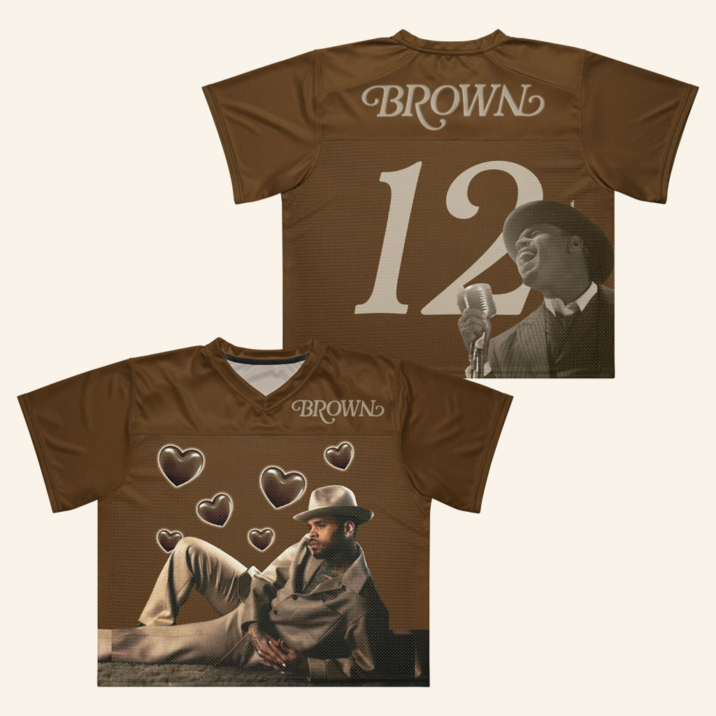 Chris Brown Merch 2026 Brown Album Jersey Unique Gifts For Music Lovers - Petshi