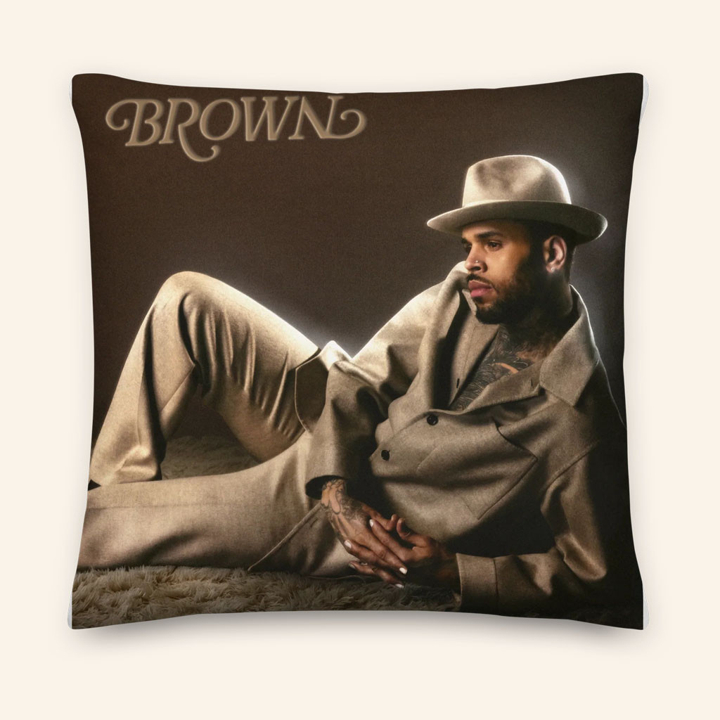 Chris Brown Merch 2026 Brown Album Pillow Case Chris Brown New Album Merch Gifts For Fans - Petshi