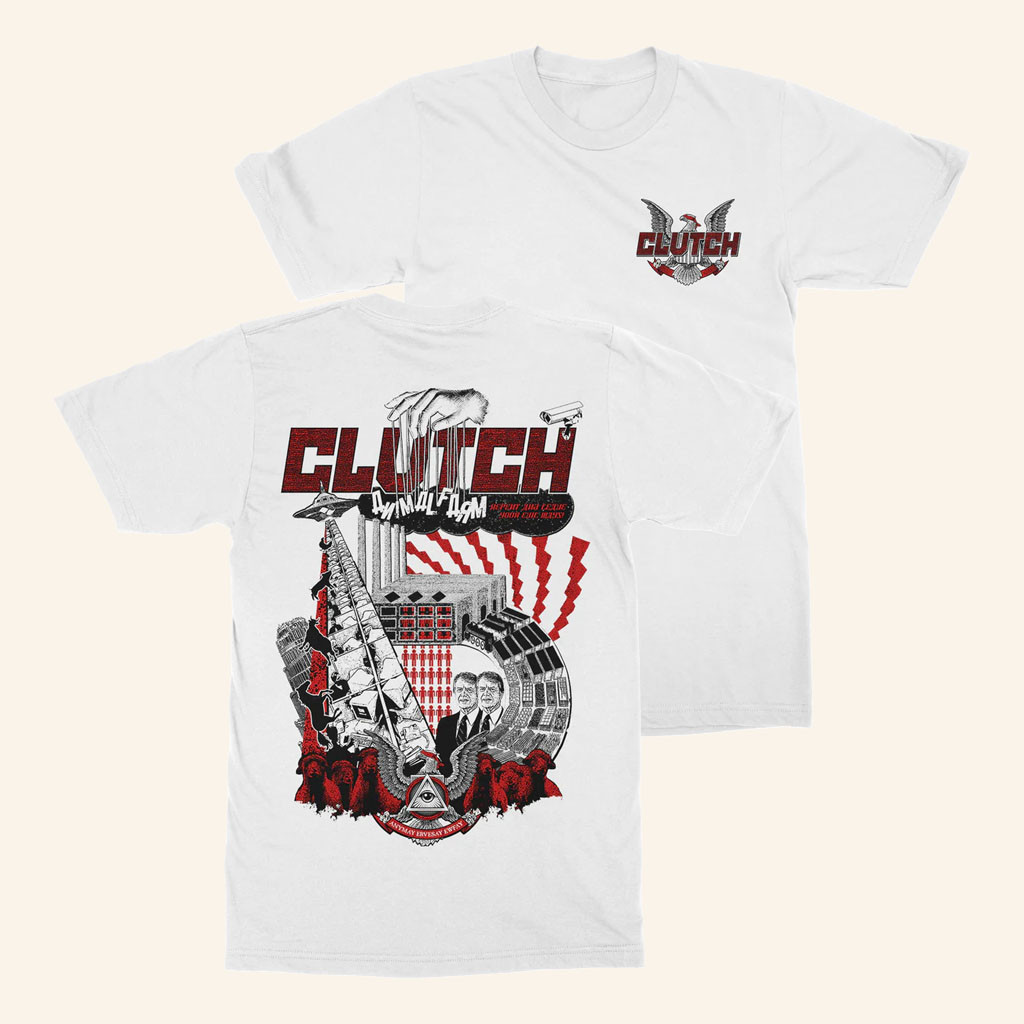 Clutch Merch 2026 Animal Farm T-Shirt Clutch Band Shirt Gifts For Rock Fans - Petshi