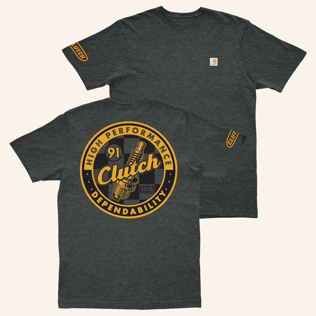 Clutch Merch 2026 Carhartt Dependability T-Shirt Best Gifts For Rock Band Fans - Petshi
