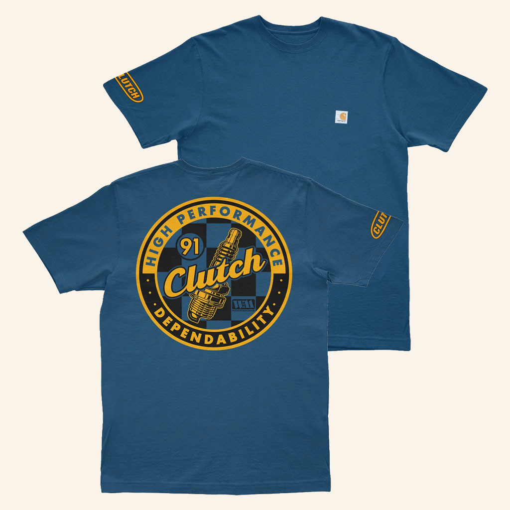 Clutch Merch 2026 Carhartt Dependability T-Shirt Clutch Rock Band Shirt Gifts For Fans - Petshi