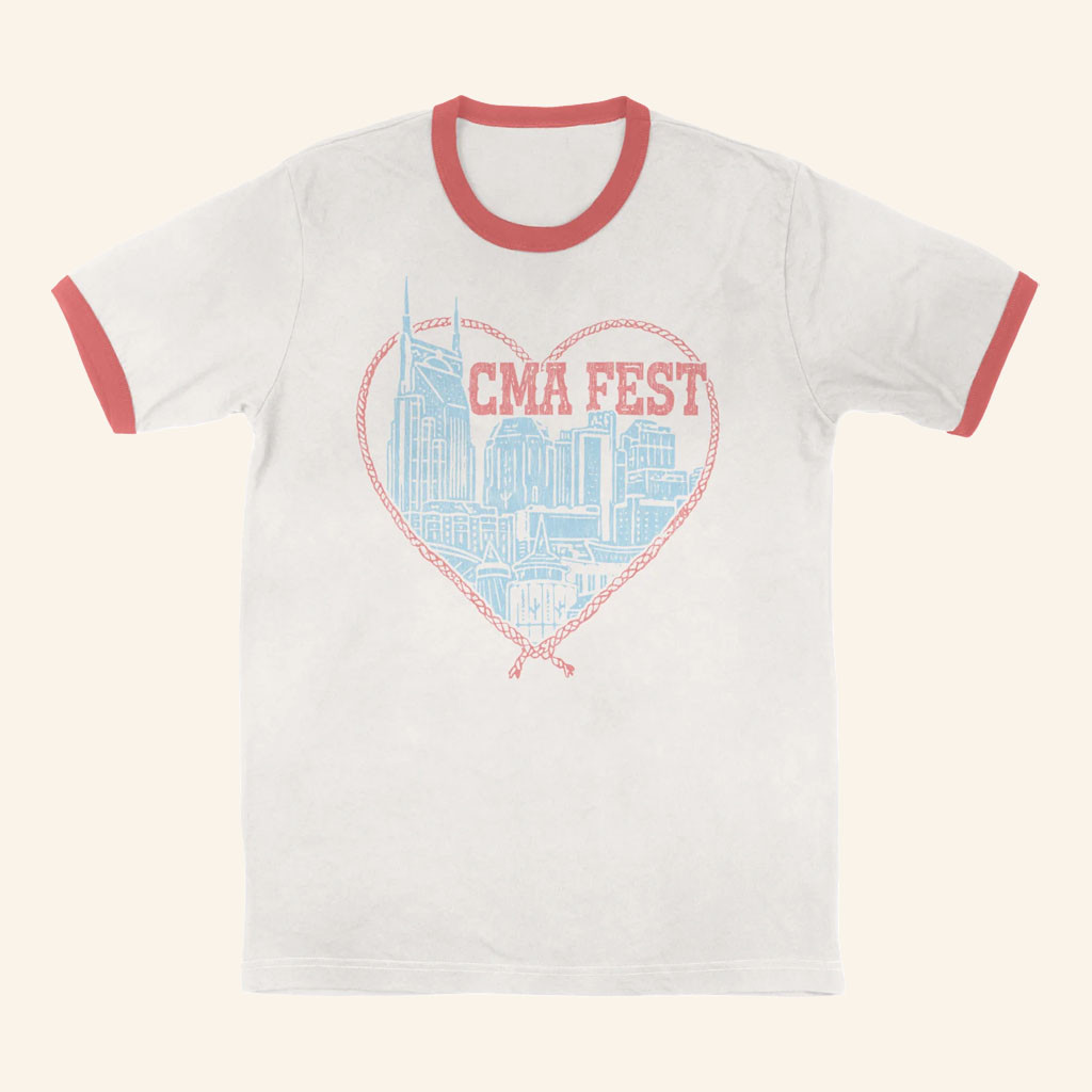 CMA Fest Merch 2026 CMA Fest Ringer T-Shirt Cool Gifts For Country Music Lovers - Petshi