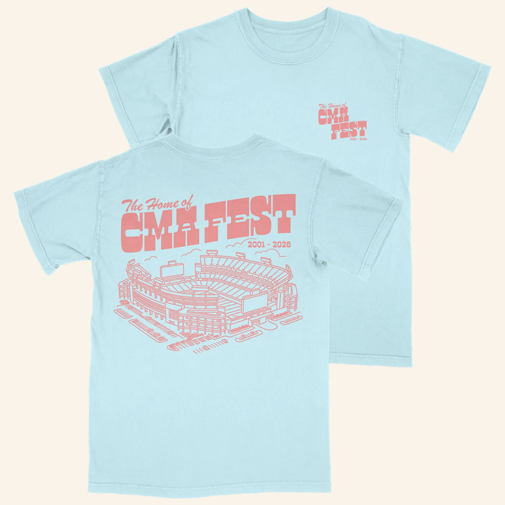 CMA Fest Merch 2026 Nissan Stadium Farewell T-Shirt The Home Of CMA Fest Shirt Music Fan Gifts - Petshi