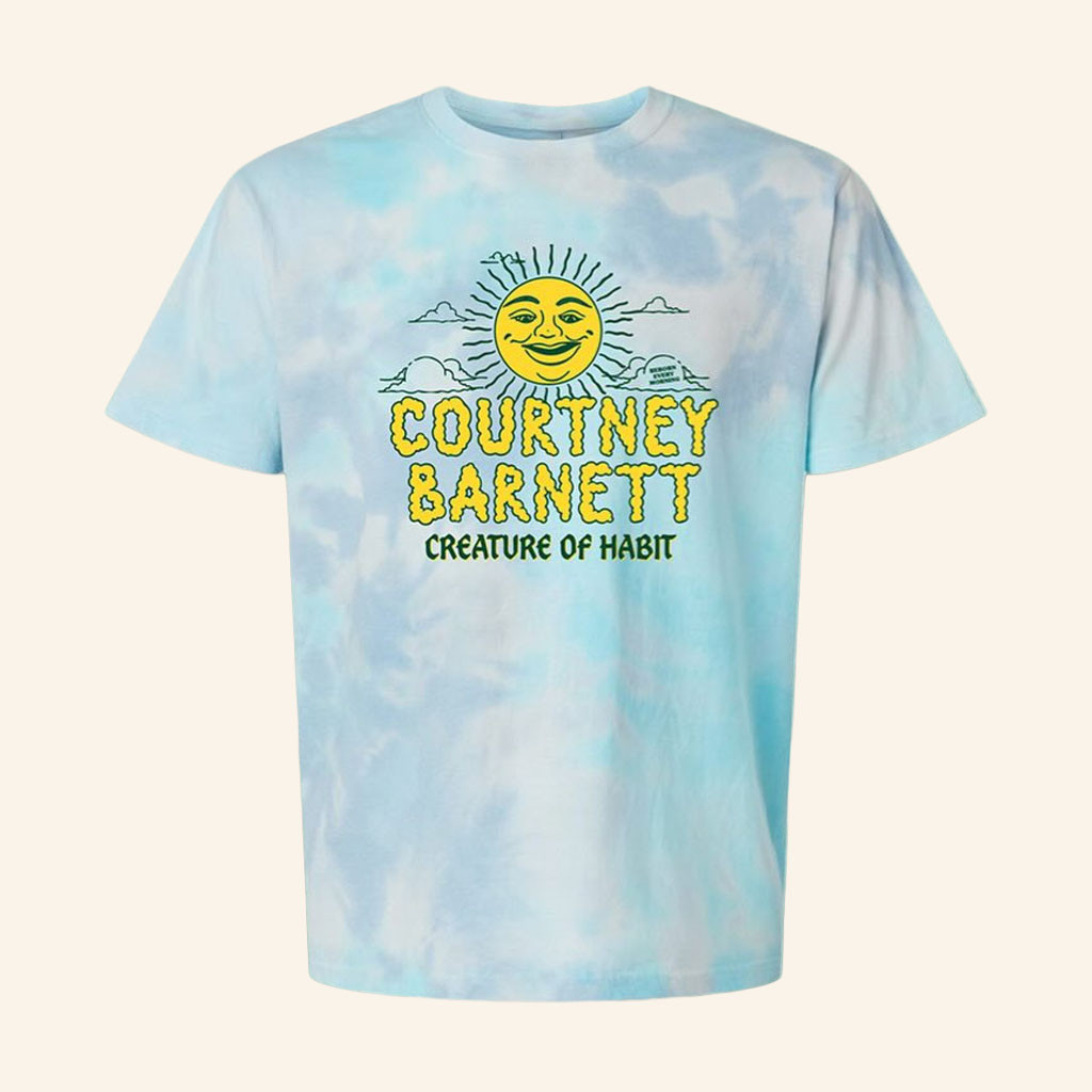 Courtney Barnett Merch 2026 Creature Of Habit Tie Dye Shirt Present For Music Lovers - Petshi