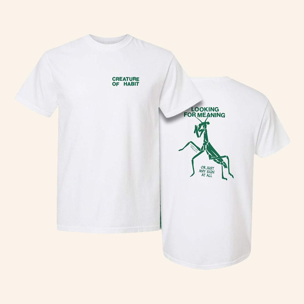 Courtney Barnett Merch Creature Of Habit Looking For Meaning Or Just Any Sign At All T-Shirt - Petshi