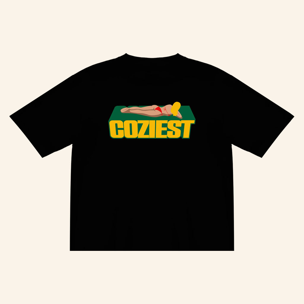 Coziest Merch Sun Bathing T-Shirt Black Gifts Ideas For Friends - Petshi