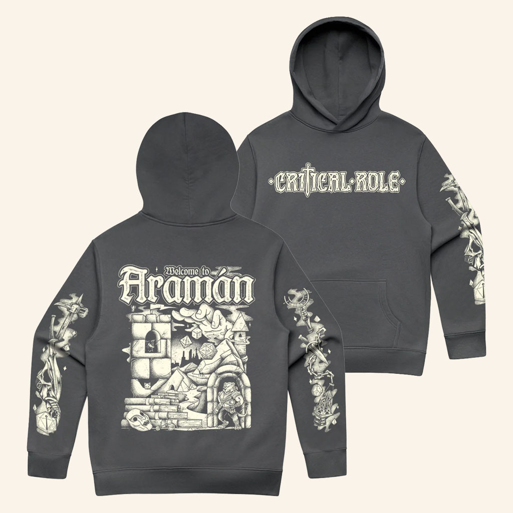 Critical Role Merch 2026 Welcome To Araman Hoodie Present For Brothers - Petshi
