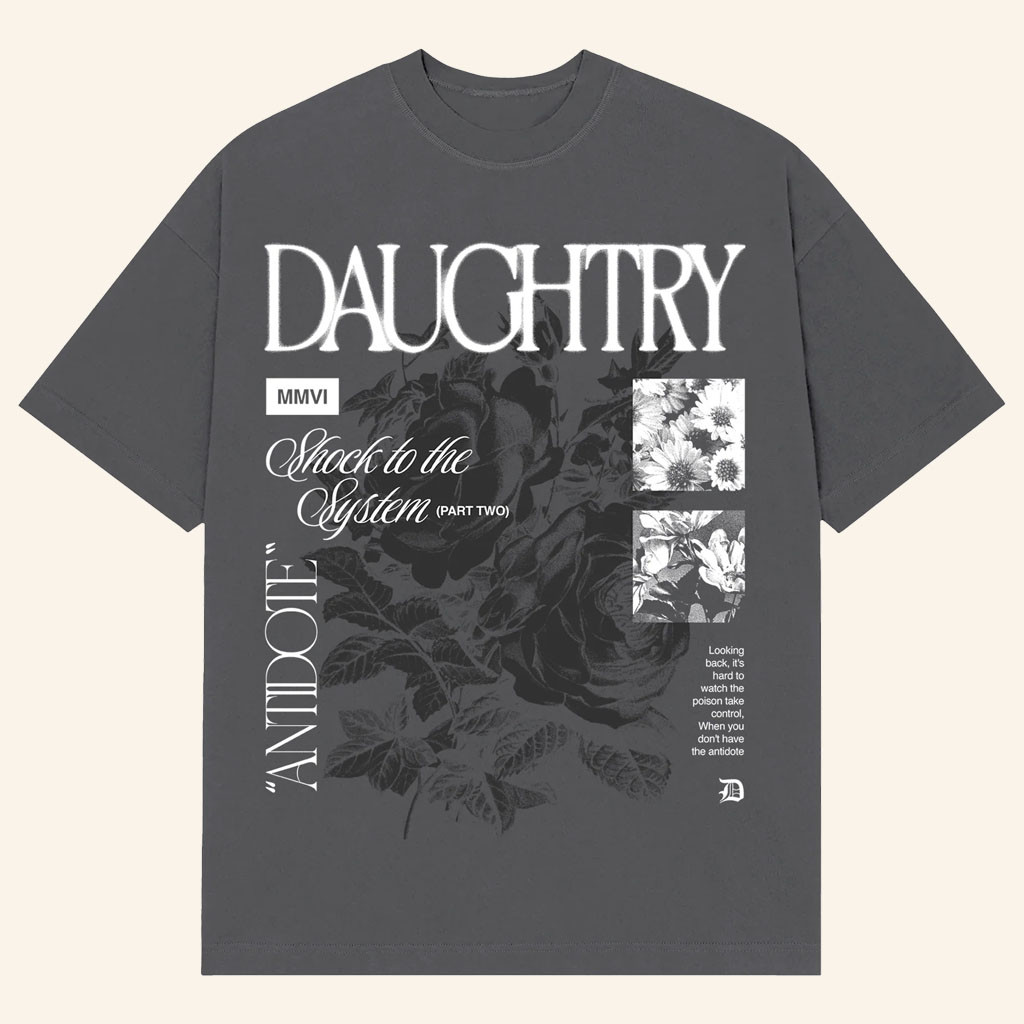 Daughtry Merch 2026 Shock To The System T-Shirt Gifts Ideas For Rock Band Fans - Petshi