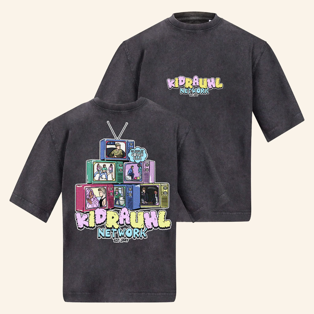 Day Of The Moon Merch 2026 Kidrauhl Network Wash T-Shirt Gifts For Podcast Fans - Petshi