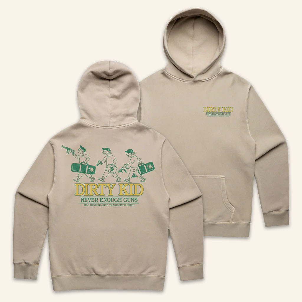Dirty Kid Merch 2026 Never Enough Guns Hoodie Dirty Kid Hoodie Best Gifts For Brothers - Petshi