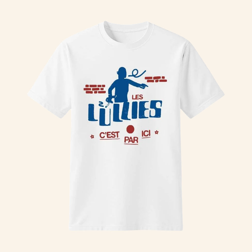 Distroville Merch 2026 Les Lullies C'est Par Ici T-Shirt White Gifts For Band Fans - Petshi