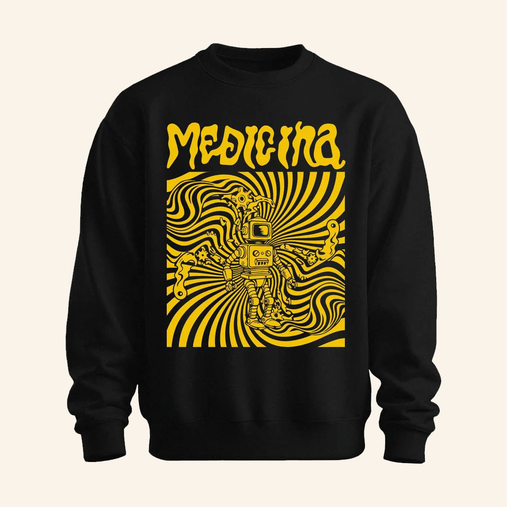 Distroville Merch 2026 Medicina Black Sweatshirt Gifts Ideas For Brothers - Petshi