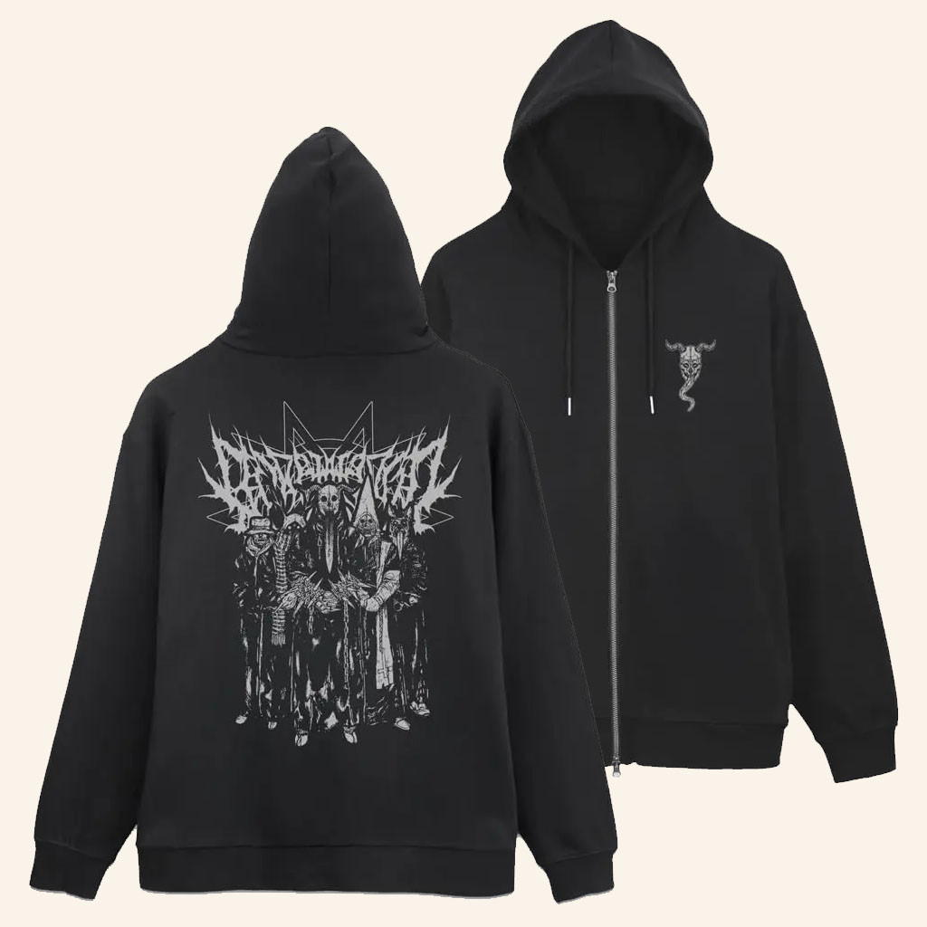 Dorohedoro Merch 2026 Devil's Zip Hoodie Black Cool Gifts For Anime Lovers - Petshi