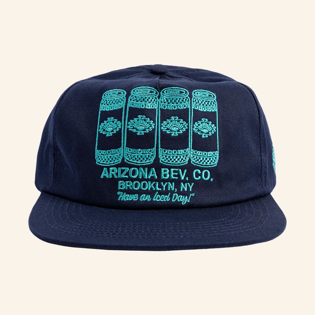 Drinkarizona Merch 2026 Navy Four Cans Snapback Hat Embroidered Gift Ideas For Husband - Petshi