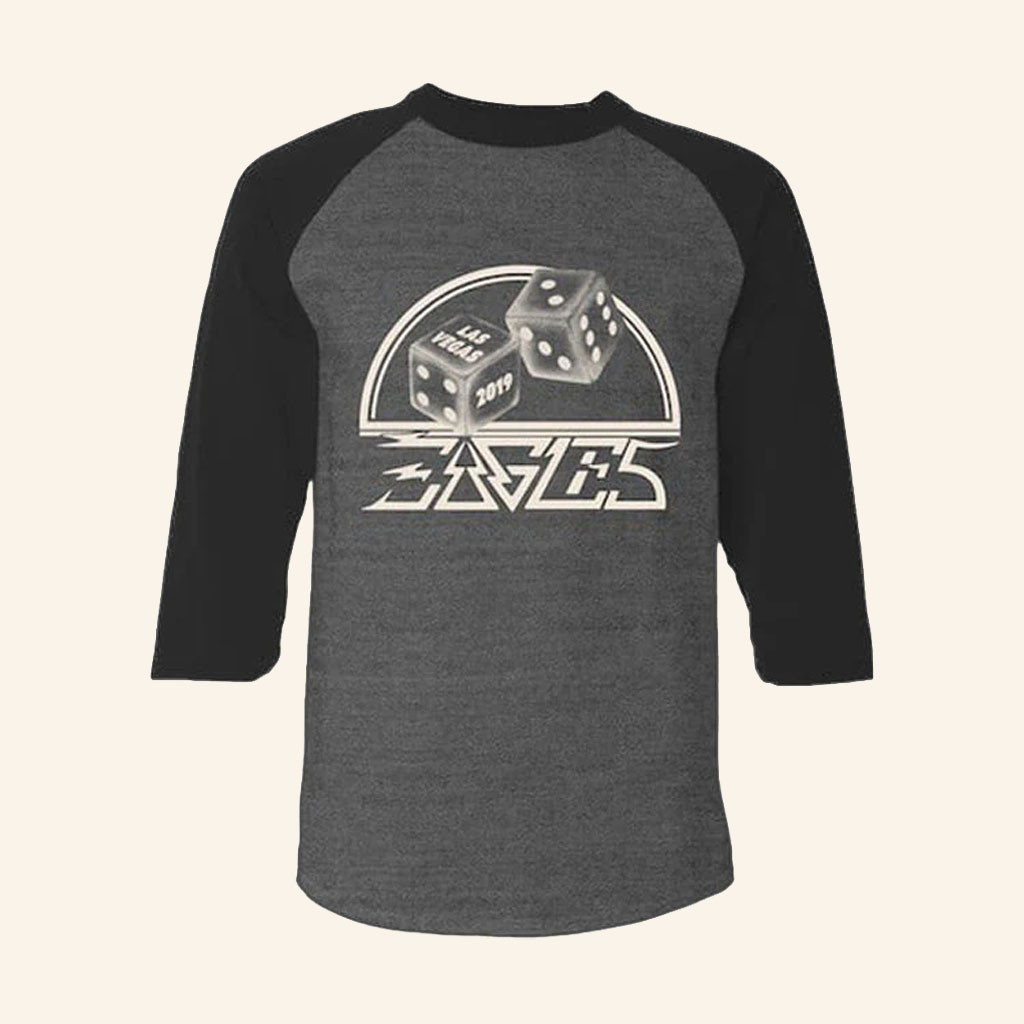 Eagles Band Merch 2026 Eagles Las Vegas Raglan Shirt Best Gifts For Music Lovers - Petshi