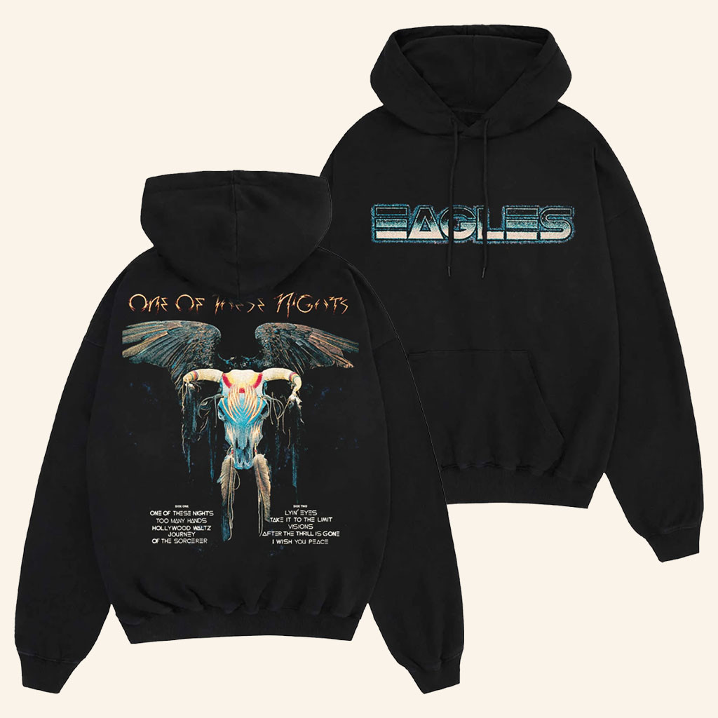 Eagles Band Merch 2026 One Of These Nights Hoodie Gifts For A Rock Music Lover - Petshi