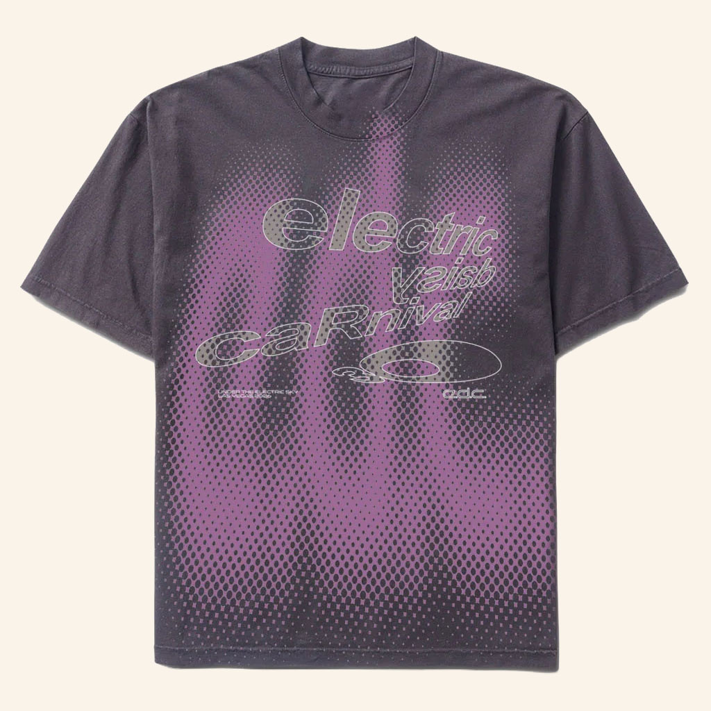 EDC Merch 2026 30th Halftone T-Shirt Electric Daisy Carnival Shirt Gifts For Music Lovers - Petshi