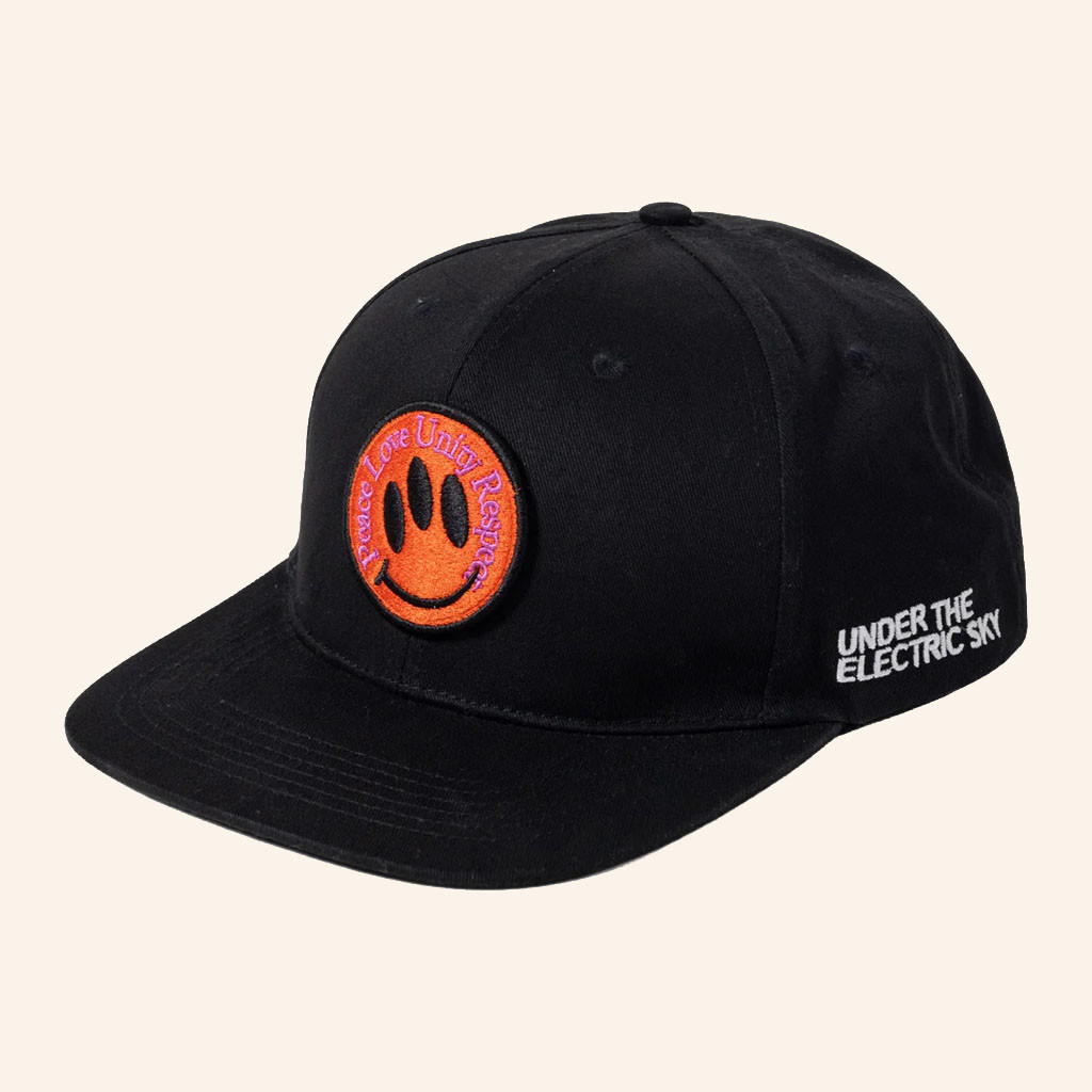 EDC Merch 2026 Plur Eyes Hat Embroidered Under The Electric Sky Hat Gifts For Music Fans - Petshi