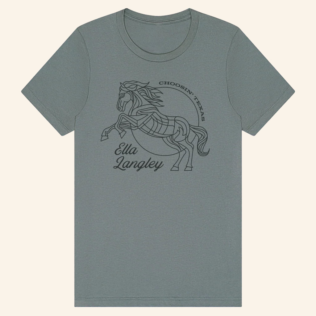 Ella Langley Merch 2026 Choosin Texas T-Shirt Ella Langley Shirt Country Music Lover Gifts - Petshi