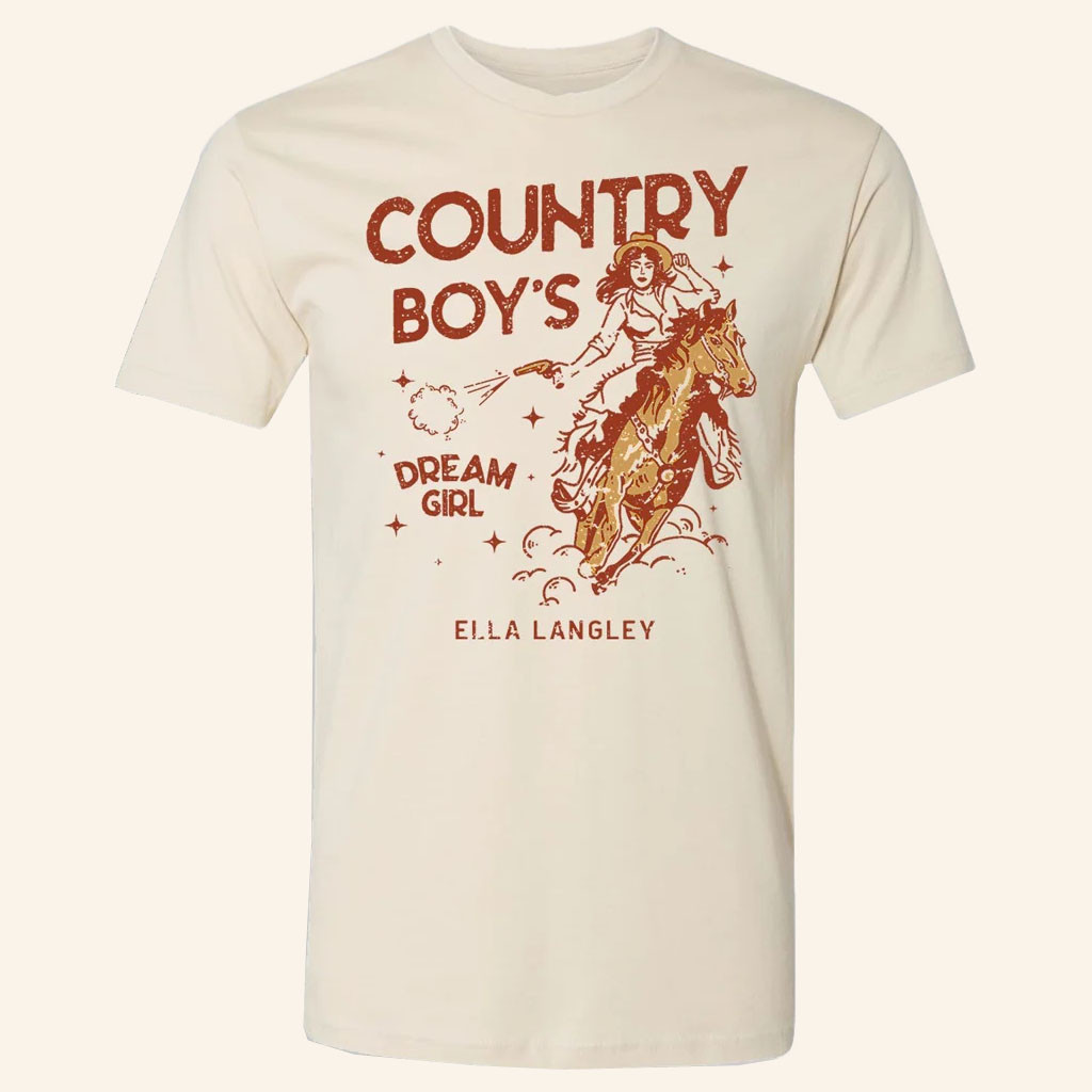 Ella Langley Merch 2026 Country Boy's Dream Girl T-Shirt Best Gifts For Music Lovers - Petshi