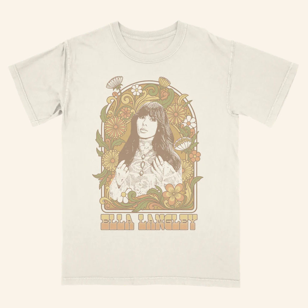 Ella Langley Merch 2026 Ivory Dandelion T-Shirt Ella Langley Tour Merch Gifts For Music Lovers - Petshi