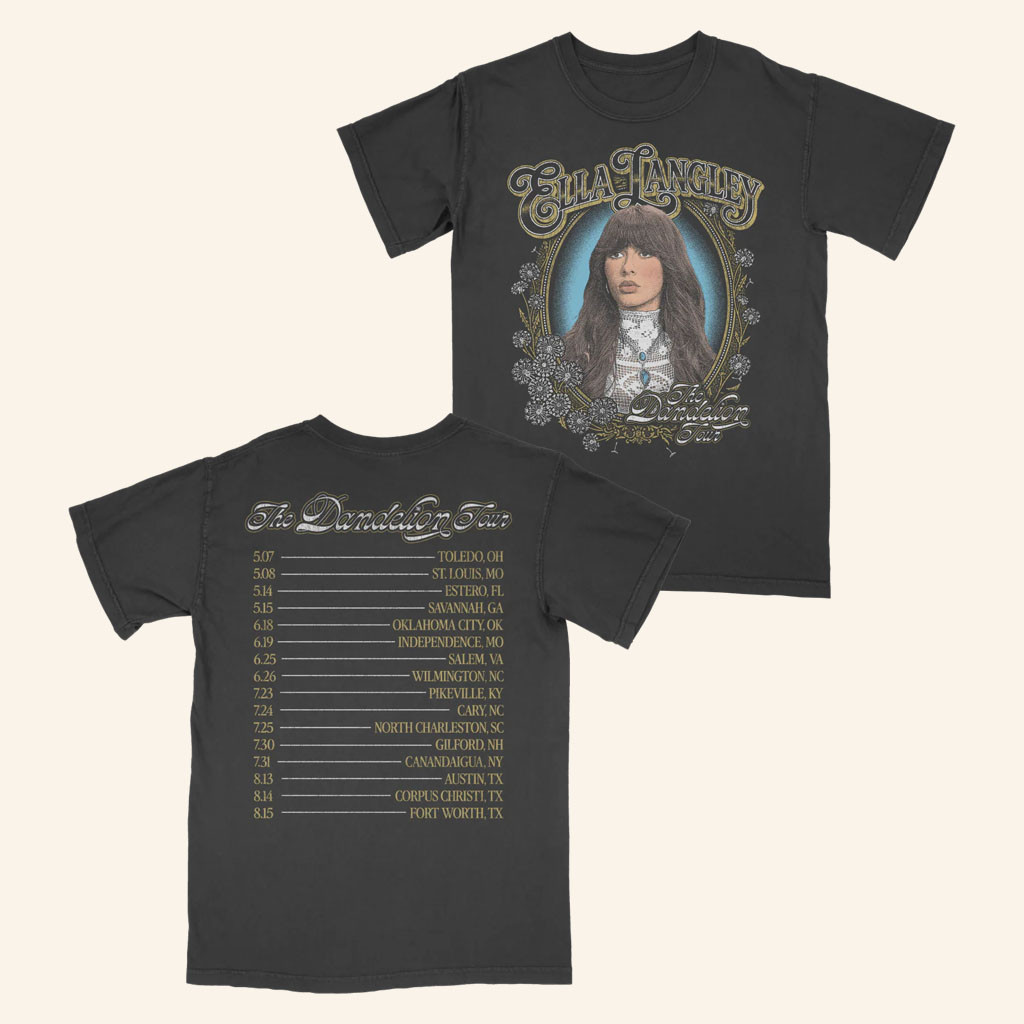 Ella Langley Merch 2026 The Dandelion Tour T-Shirt Best Gift For Country Music Lovers - Petshi