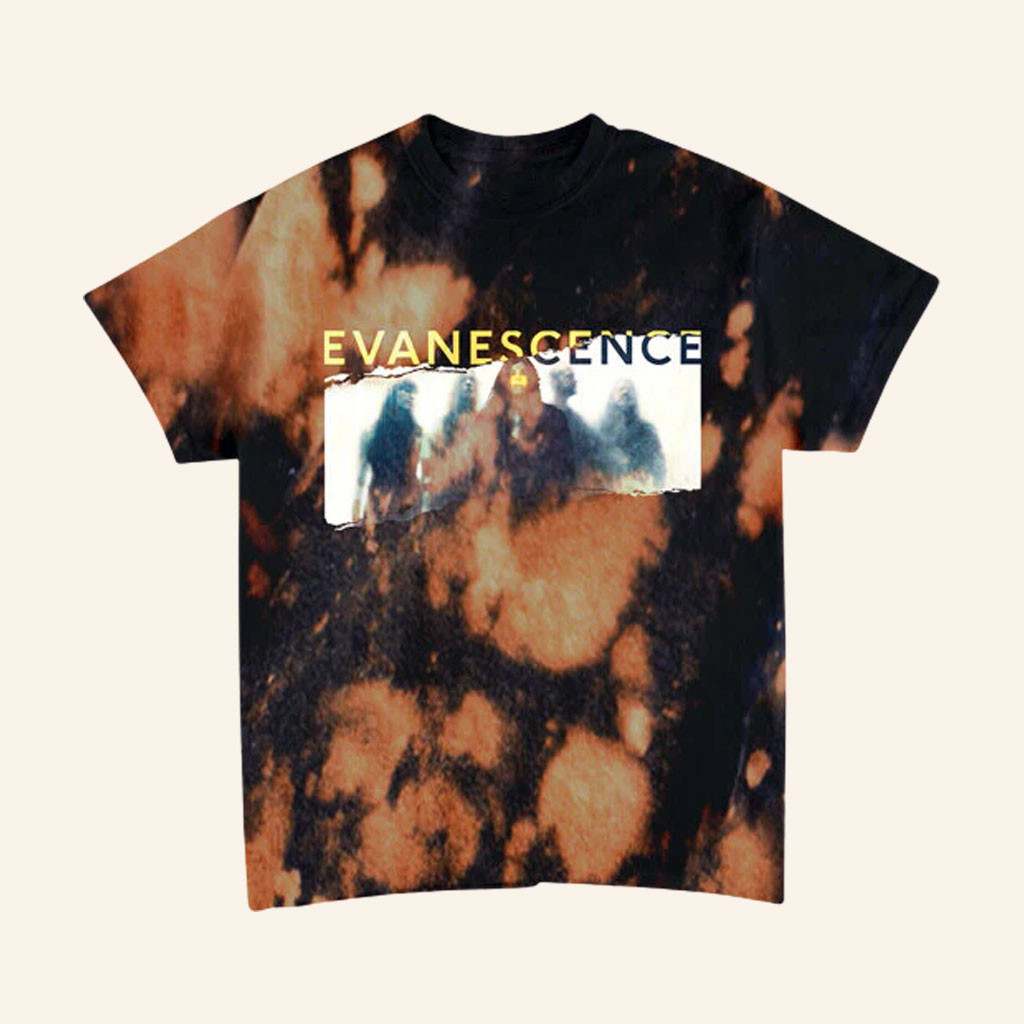 Evanescence Merch 2026 Evanescence Tie Dye Band T-Shirt Presents For Rock Lovers - Petshi