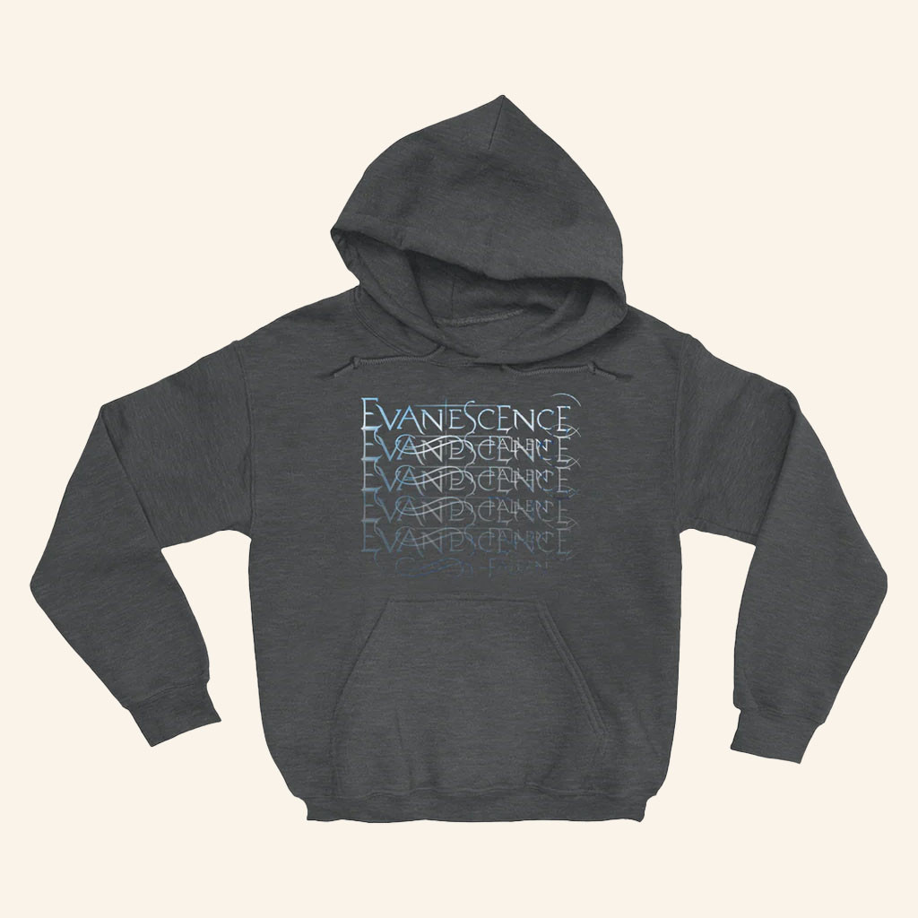 Evanescence Merch 2026 Fallen Repeat Hoodie Evanescence Band Hoodie Gifts For Rock Music Fans - Petshi