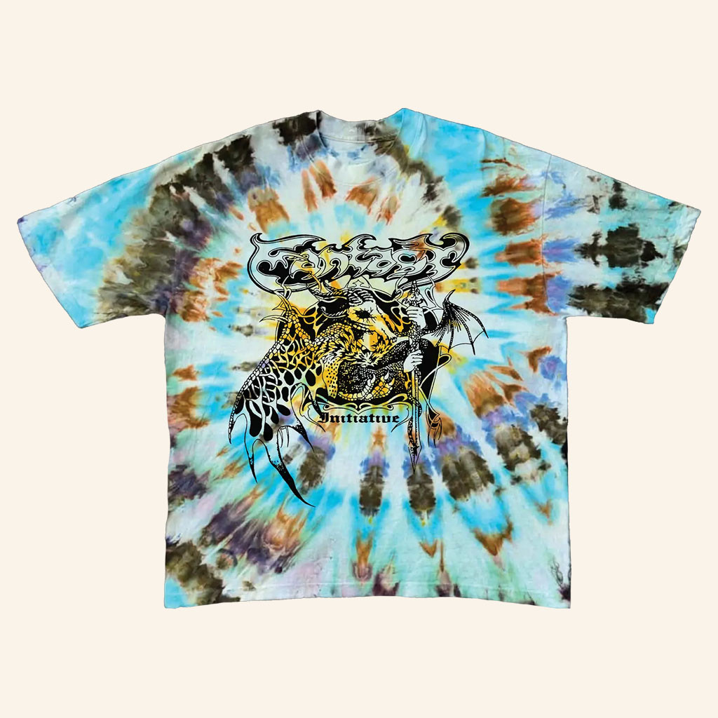 Fantasy Initiative Merch 2026 Dragonhide Tie Dye T-Shirt Present For Husband - Petshi