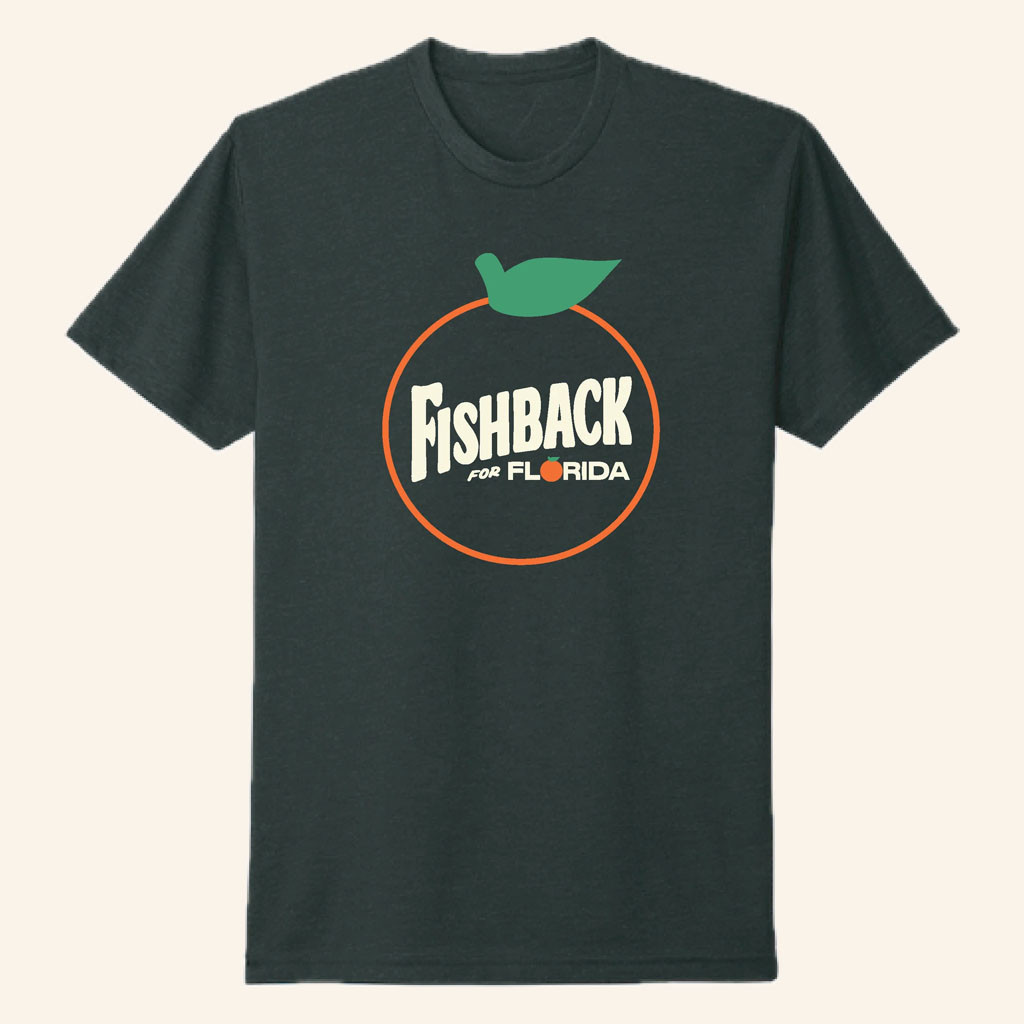 Fishback Merch 2026 Big Orange T-Shirt Fishback For Florida Shirt Political Gifts Ideas - Petshi