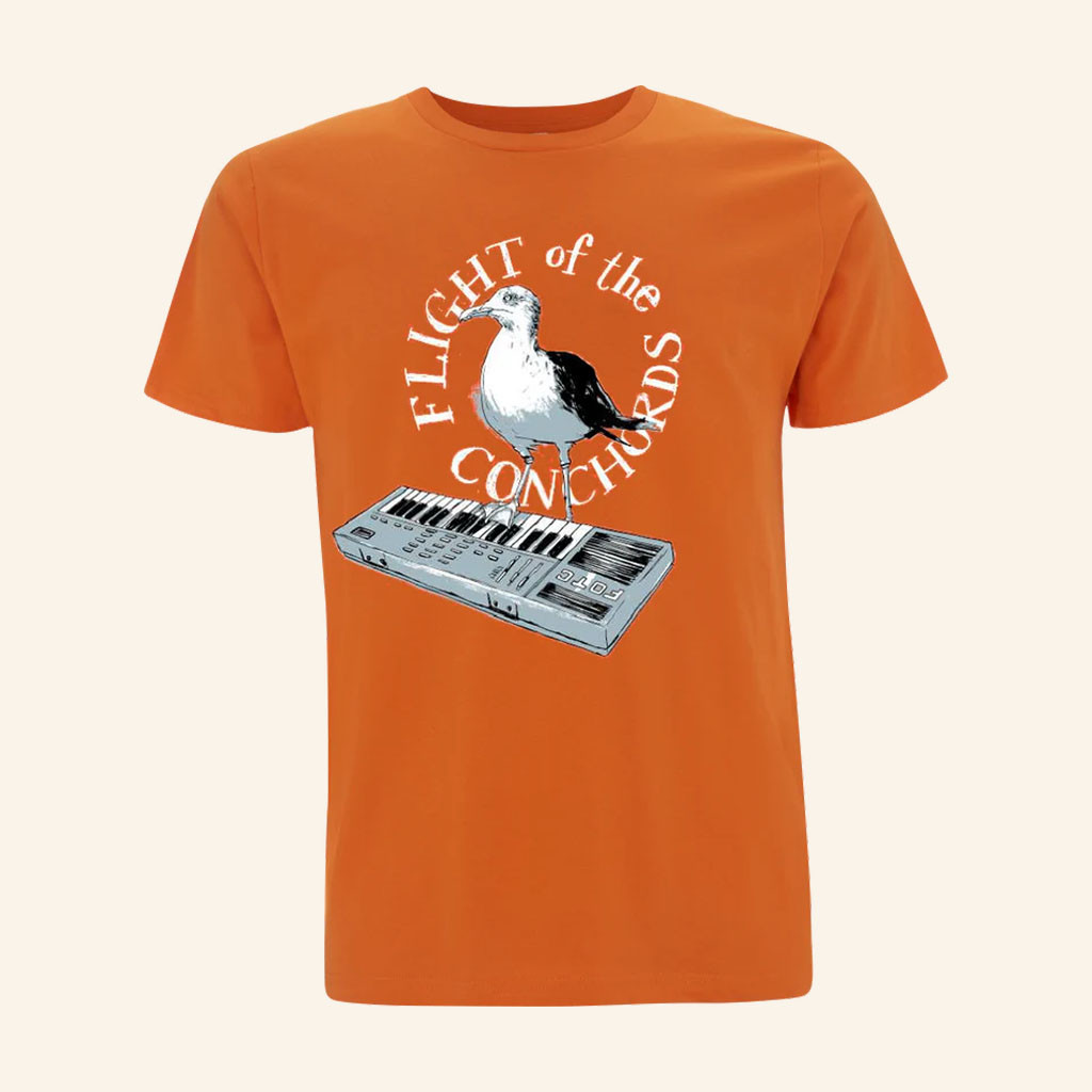 Flight Of The Conchords Merch 2026 Seagull T-Shirt Cool Gifts For Music Lovers - Petshi