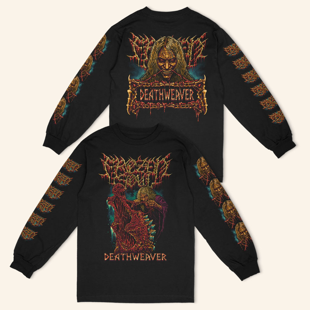 Frozen Soul Merch 2026 Deathweaver Long Sleeve Shirt Gifts For Death Metal Band Fans - Petshi