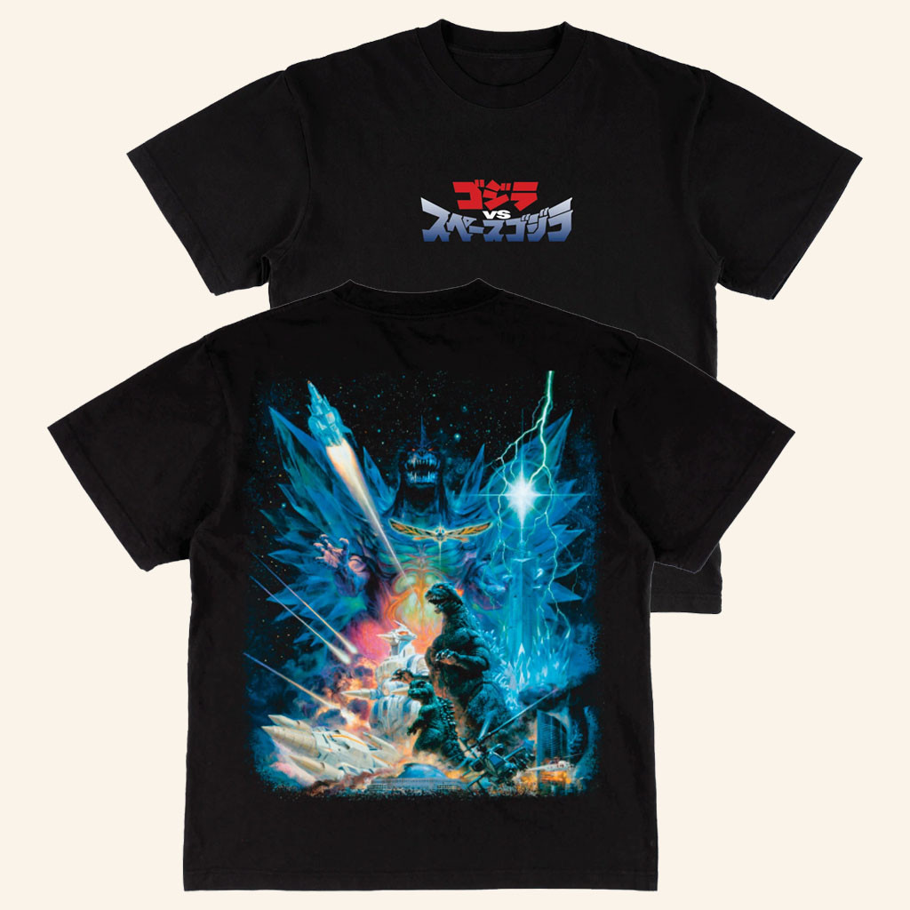 Godzilla Merch 2026 Godzilla Vs SpaceGodzilla Poster T-Shirt Unique Gifts For Son - Petshi