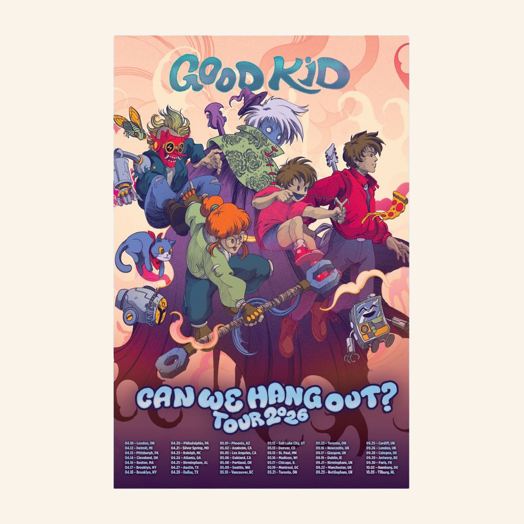 Good Kid Merch Can We Hang Out Tour 2026 Poster Wall Art Decor Gifts For Band Fans - Petshi