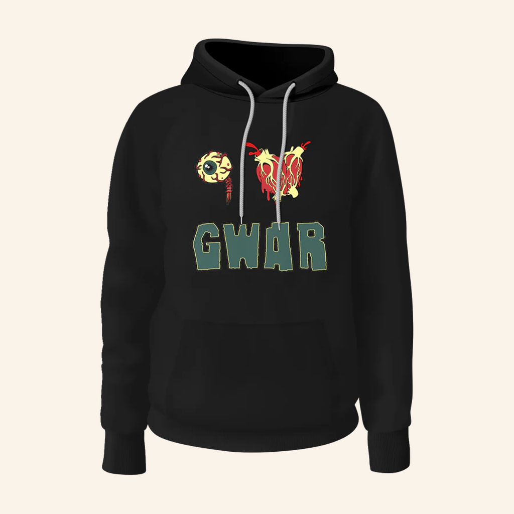 GWAR Merch 2026 Eye Love GWAR Hoodie Gift Ideas For Music Lovers - Petshi