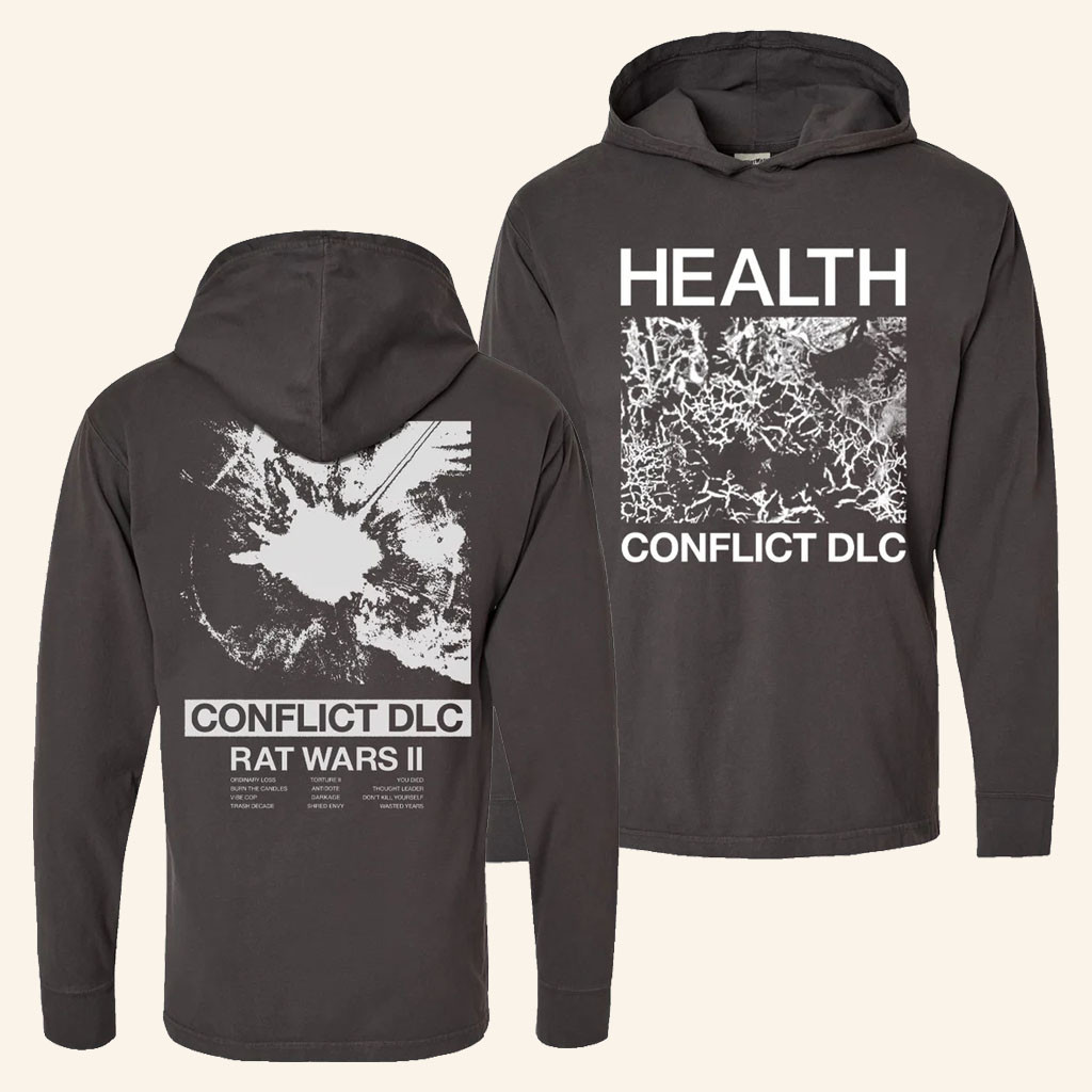 Health Band Merch 2026 Conflict DLC Tracklist Hoodie Gifts For A Rock Music Lover - Petshi