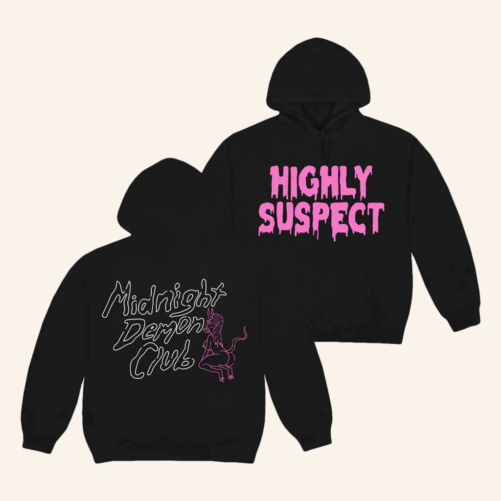 Highly Suspect Merch 2026 Midnight Tour Hoodie Gift Ideas For Rock Music Lovers - Petshi