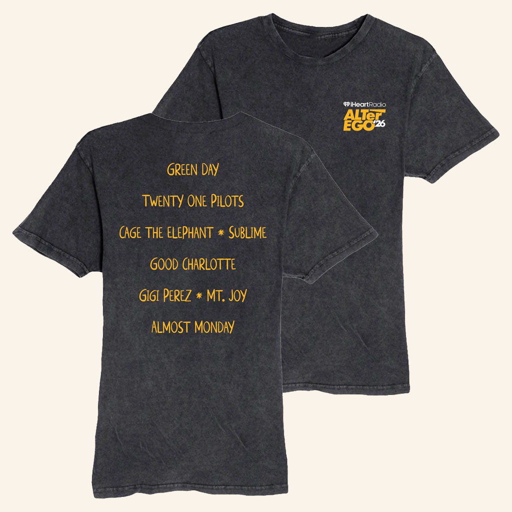 IHeart Merch ALTer Ego 2026 Yellow Text Logo T-Shirt IHeartRadio Shirt Gifts For Fans - Petshi