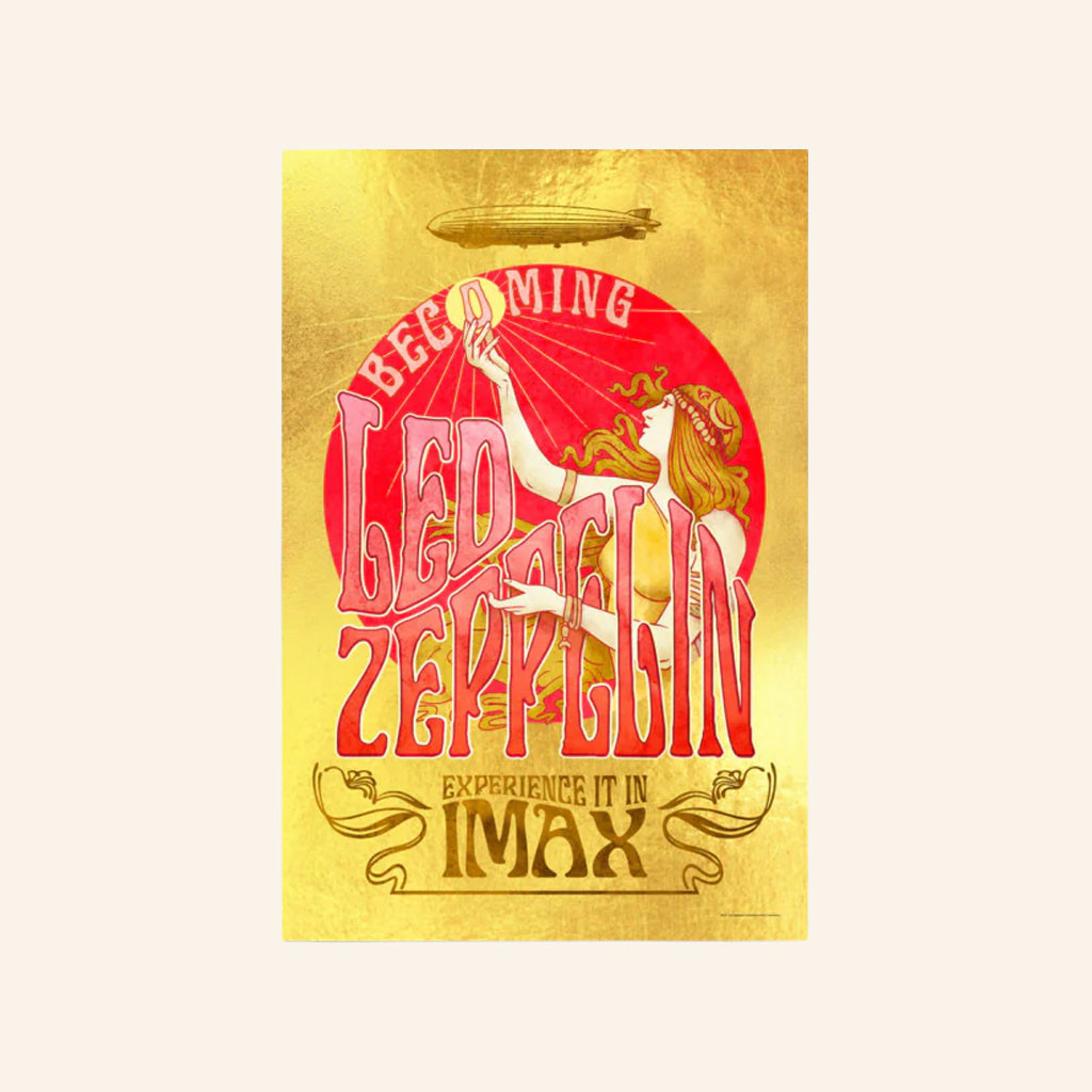 Imax Merch 2026 Becoming Led Zeppelin S IMAX Art Poster Wall Art Decor Gifts For Fans - Petshi
