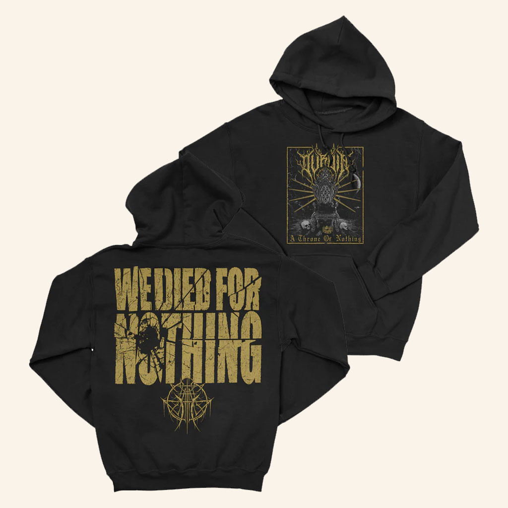 Indiemerch Merch 2026 Ov Ruin Throne Gold Hoodie We Died For Nothing Hoodie Gifts For Him - Petshi