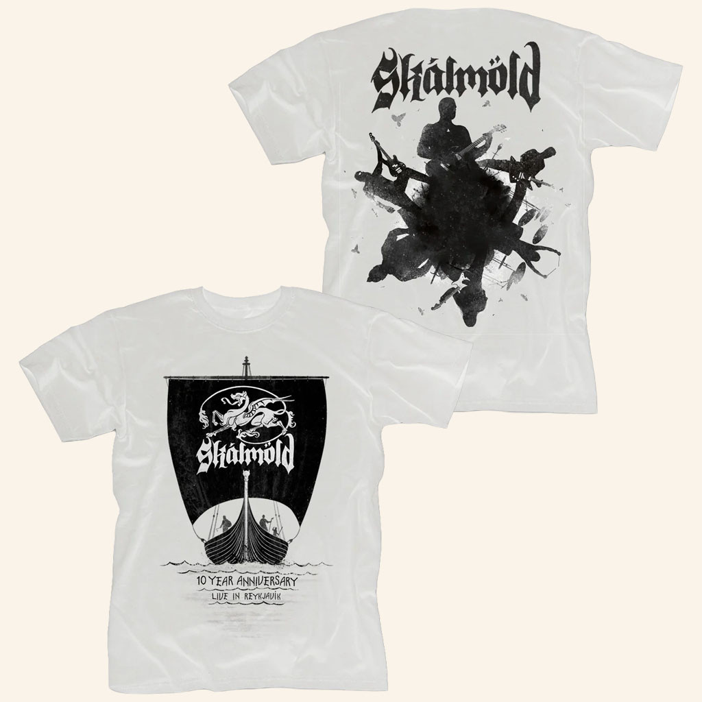 Indiemerch Merch 2026 Skalmold 10th Anniversary Live T-Shirt Gifts For Music Lovers - Petshi