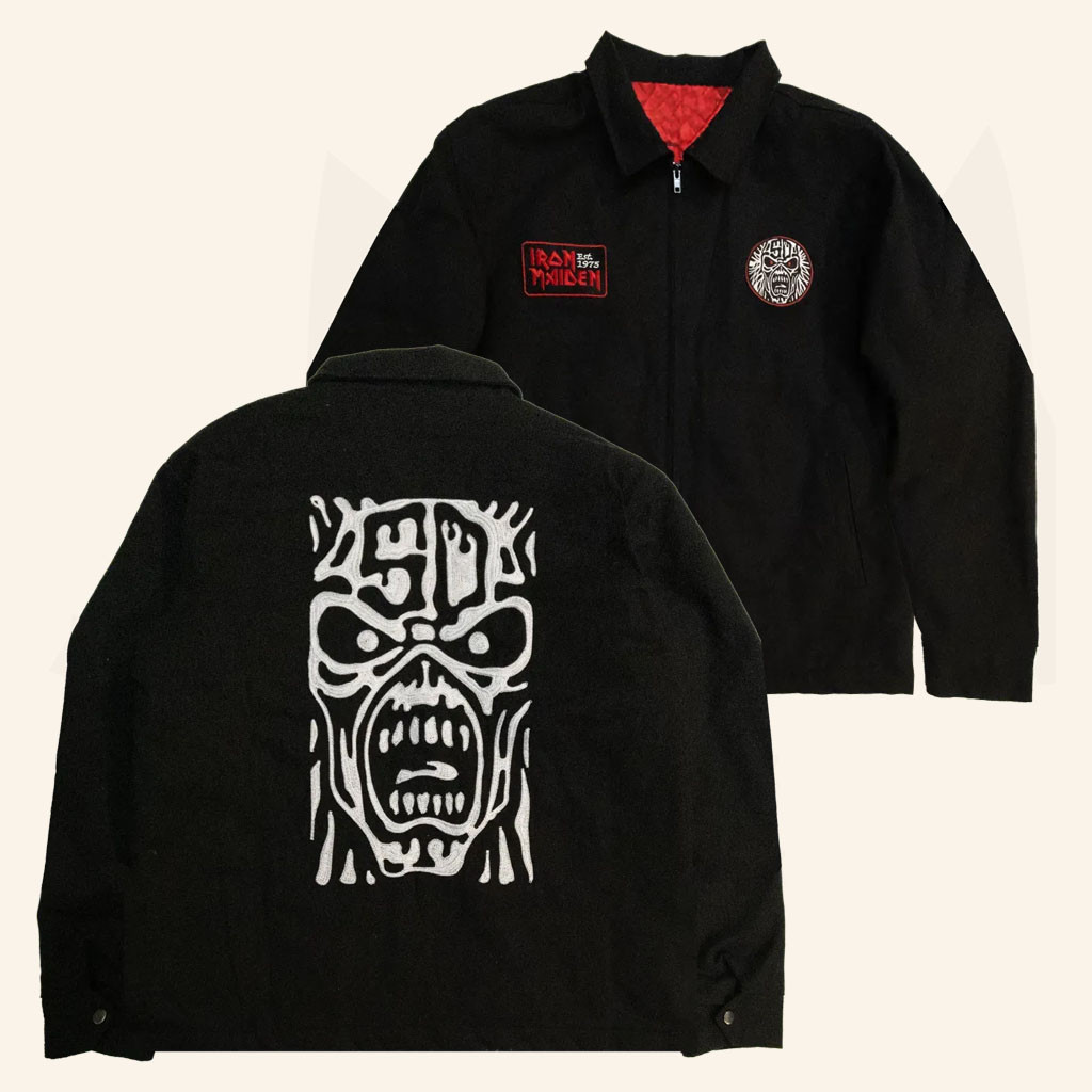 Iron Maiden Merch 2026 Iron Maiden 50th Anniversary Jacket Gifts For Heavy Metal Band Fans - Petshi