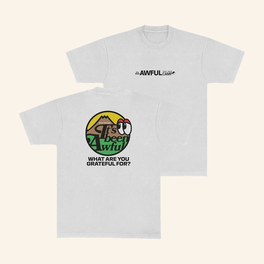 Isaiah Rashad Merch 2026 It's Been Awful Camp T-Shirt What Are You Grateful For Shirt Fan Gifts - Petshi